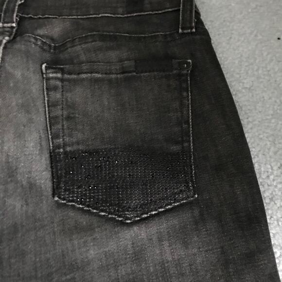 7 for all mankind Roxanne dark grey jeans Size 25 - Picture 4 of 5